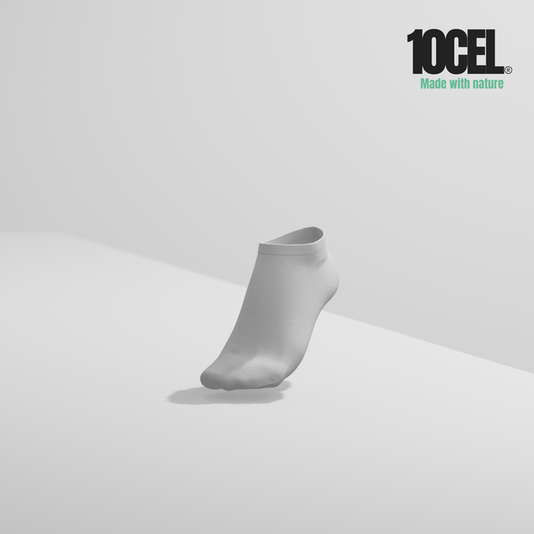 Tencel Short Sokken 1-paar Wit