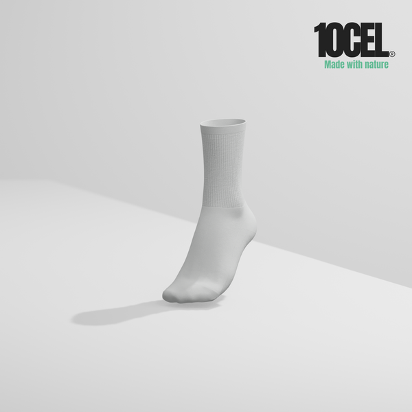 Tencel Sportsokken 1-paar Wit