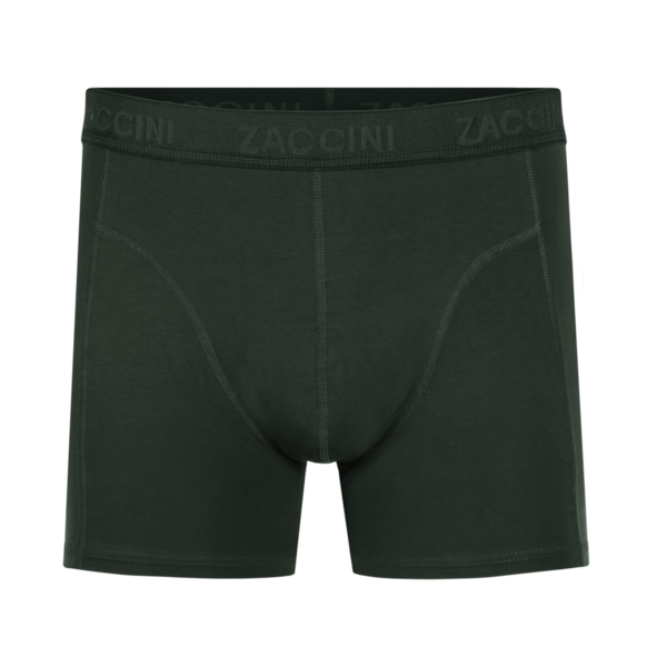 Zaccini Heren Boxershort Dark Green Tonal Band