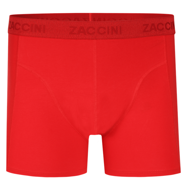 Zaccini Heren Boxershort Red Tonal Band