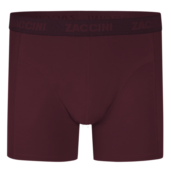 Zaccini Heren Boxershort Bordeaux Tonal Band