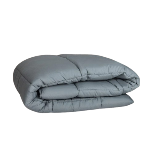 Easy Dekbed 140 x 200 donker-grijs 